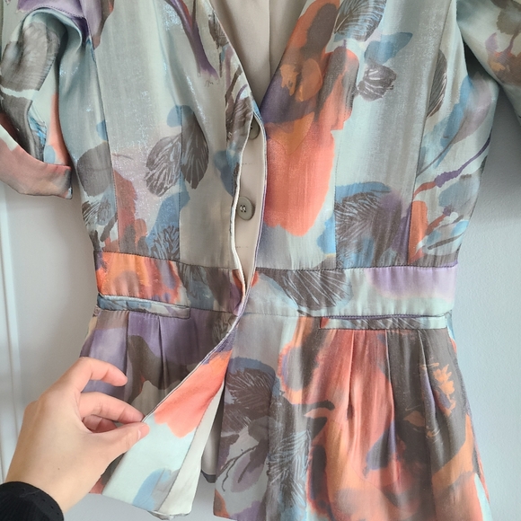 Armani poplin style blazer top - Picture 3 of 7